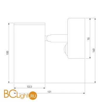 Бра Elektrostandard Rutero MRL 1003 белый a043981 - Фото 3