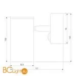 Бра Elektrostandard Rutero MRL 1003 черный a043980 - Фото 3