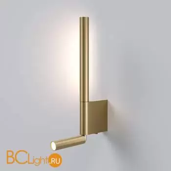 Настенный светильник Elektrostandard Sarca new 40111/LED латунь a066401 - Фото 1