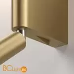 Настенный светильник Elektrostandard Sarca new 40111/LED латунь a066401 - Фото 2