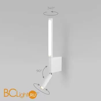 Настенный светильник Elektrostandard Sarca new 40111/LED белый a063690 - Фото 0