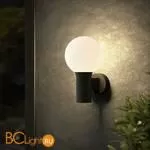 Уличный настенный светильник Elektrostandard Sfera 35126/D черный a060122 - Фото 0