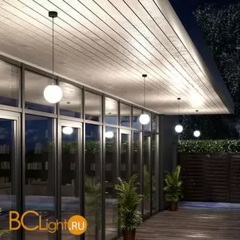 Уличный подвесной светильник Elektrostandard Sfera 35158/H черный a061032 - Фото 2