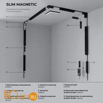 Трековый светильник Elektrostandard Slim Magnetic new 85074/01 a063537 - Фото 3