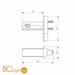 Соединитель для профиля Elektrostandard Slim Magnetic new 85011/00 a063967 - Фото 4