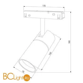 Трековый светильник Elektrostandard Slim Magnetic 85013/01 a057201 - Фото 2