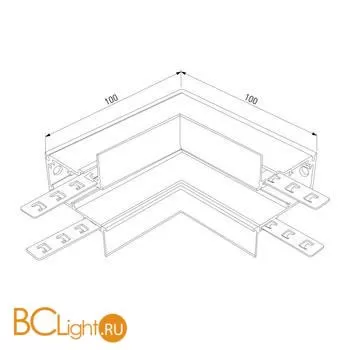 Коннектор шинопровода Elektrostandard Slim Magnetic 85092/00 a057207 - Фото 1