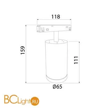 Трековый светильник Elektrostandard Slim Magnetic 85506/01 a061299 - Фото 3