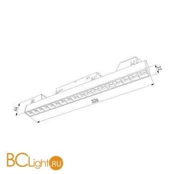 Трековый светильник Elektrostandard Slim Magnetic 85006/01 a059189 - Фото 0