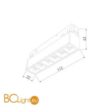 Трековый светильник Elektrostandard Slim Magnetic 85004/01 a059187 - Фото 0