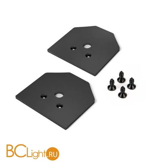 Заглушки для шинопровода в натяжной потолок (черный) (2 шт.) Elektrostandard Slim Magnetic 85125/00