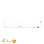 Настенный светильник Elektrostandard Snip 40107/LED темно-серый a055430 - Фото 2