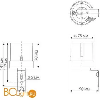 Датчик Elektrostandard SNS-L-07 белый a030063 - Фото 5