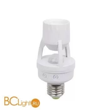 Инфракрасный датчик движения для ламп 6m 2-3.5m 60W E27 IP20 360° SNS-M-15 белый a052879 - Фото 0