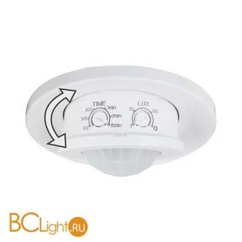 Инфракрасный датчик движения 8m 2,2-4m 800W IP20 360° Elektrostandard SNS-M-12 белый a041244 - Фото 2