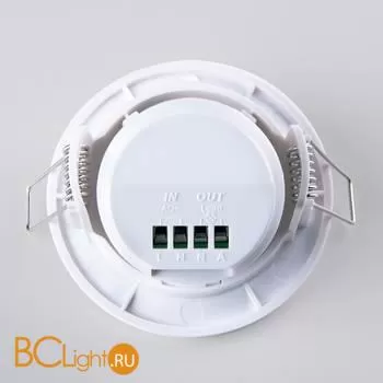 Инфракрасный датчик движения 8m 2,2-4m 800W IP20 360° Elektrostandard SNS-M-12 белый a041244 - Фото 1