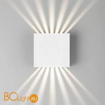 Уличный настенный светильник Elektrostandard Sole 35149/D белый a058899 - Фото 1