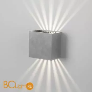 Уличный настенный светильник Elektrostandard Sole 35149/D серый a058903 - Фото 0