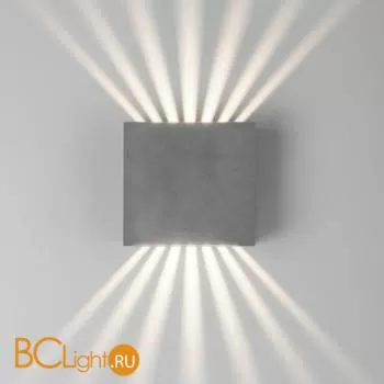 Уличный настенный светильник Elektrostandard Sole 35149/D серый a058903 - Фото 1