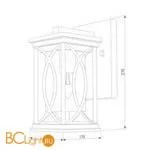 Уличный настенный светильник Elektrostandard Spica GL 1026D a048174 - Фото 2