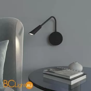 Настенный светильник Elektrostandard Stem 40120/LED черный a060540 - Фото 0