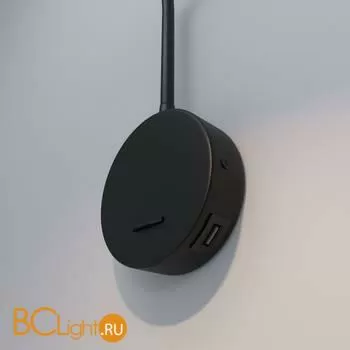 Настенный светильник Elektrostandard Stem 40120/LED черный a060540 - Фото 1