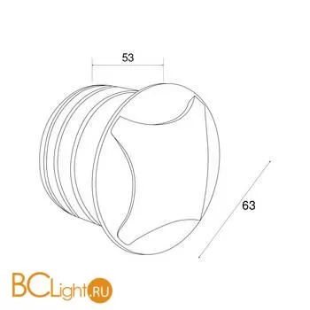 Подсветка для лестниц и дорожек Elektrostandard Step 3 MRL LED 1106 белый a049749 - Фото 3