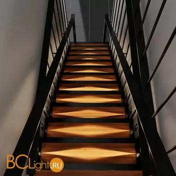 Встраиваемый светильник Elektrostandard Step 8 40108/LED черный a055592 - Фото 1