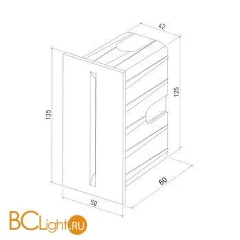 Встраиваемый светильник Elektrostandard Step 8 40108/LED черный a055592 - Фото 4