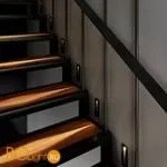 Встраиваемый светильник Elektrostandard Step 8 40108/LED черный a055592 - Фото 3