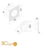 Встраиваемый светильник Elektrostandard Step MRL LED 1118 Чёрный a058683 - Фото 3