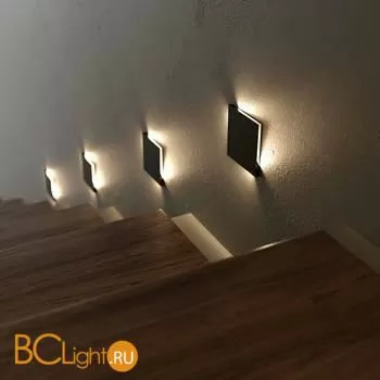 Встраиваемый светильник Elektrostandard Step MRL LED 1120 черный a058912 - Фото 1