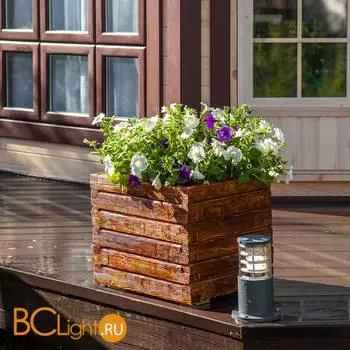 Садово-парковый фонарь Elektrostandard Strada 1508 TECHNO серый a035097 - Фото 2