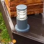 Садово-парковый фонарь Elektrostandard Strada 1508 TECHNO серый a035097 - Фото 3