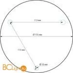 Садово-парковый фонарь Elektrostandard Strada 1508 TECHNO черный a035096 - Фото 1