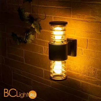 Уличный настенный светильник Elektrostandard Strada 1407 TECHNO серый a032621 - Фото 0