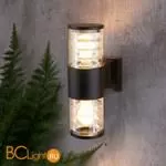 Уличный настенный светильник Elektrostandard Strada 1407 TECHNO черный a032609