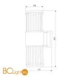 Бра Elektrostandard Strip 1411 TECHNO чёрный a048142 - Фото 2