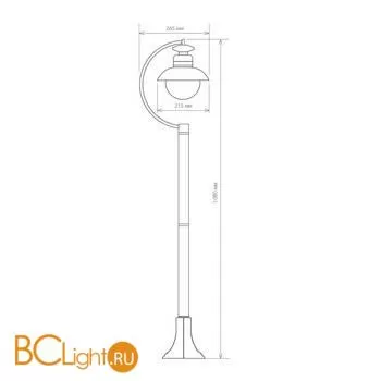 Садово-парковый фонарь Elektrostandard Talli GL 3002F a038484 - Фото 1