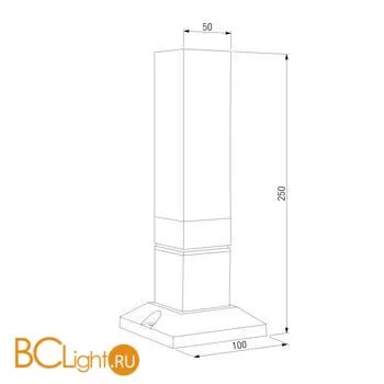 Уличный ландшафтный светодиодный светильник Черный IP54 Elektrostandard Techno 1536 TECHNO LED a052858 - Фото 4