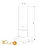 Уличный ландшафтный светодиодный светильник Серый IP54 Elektrostandard Techno 1536 TECHNO LED a052859 - Фото 4