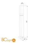 Ландшафтный светодиодный светильник Серый IP54 Elektrostandard Techno 1537 TECHNO LED a052861 - Фото 4