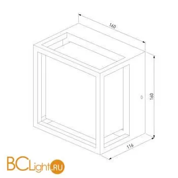 Уличный настенный светильник Elektrostandard Techno 1533 TECHNO LED a052253 - Фото 2