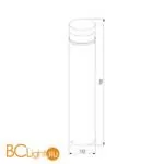 Ландшафтный светодиодный светильник IP54 Elektrostandard Techno 1532 TECHNO LED серый a052252 - Фото 1