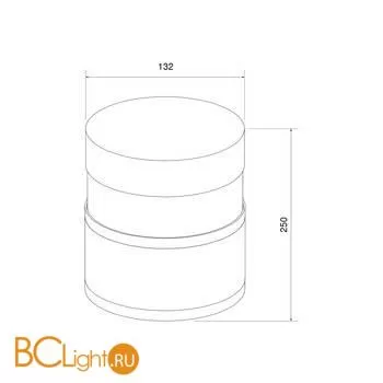 Ландшафтный светодиодный светильник IP54 Elektrostandard Techno 1531 TECHNO LED серый a052250 - Фото 1
