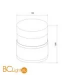 Ландшафтный светодиодный светильник IP54 Elektrostandard Techno 1531 TECHNO LED серый a052250 - Фото 1