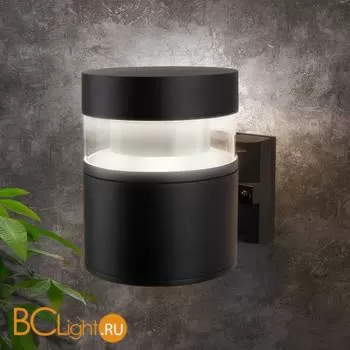 Уличный настенный светильник Elektrostandard Techno 1530 TECHNO LED черный a052244