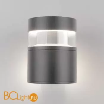 Уличный настенный светильник Elektrostandard Techno 1530 TECHNO LED серый a052247 - Фото 0