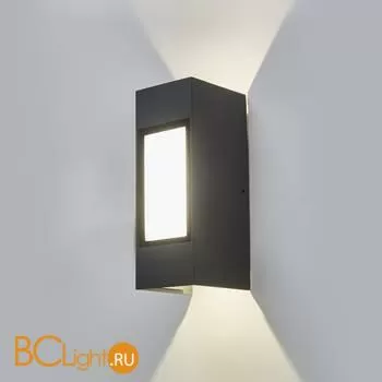 Уличный настенный светильник Elektrostandard Techno 1638 TECHNO LED серый a054930