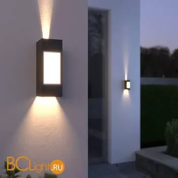 Уличный настенный светильник Elektrostandard Techno 1638 TECHNO LED серый a054930 - Фото 0